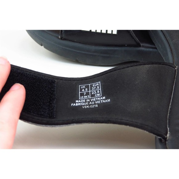 PUMA Sz 7 M Black Slide Synthetic Women Sandals‎ 0218 - Picture 6 of 8